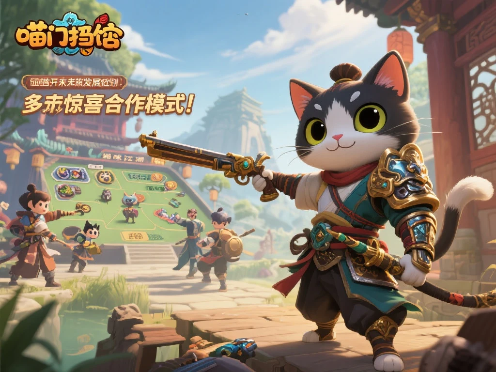 《喵门镖局》合作游戏更新：敌人AI优化与未来计划曝光