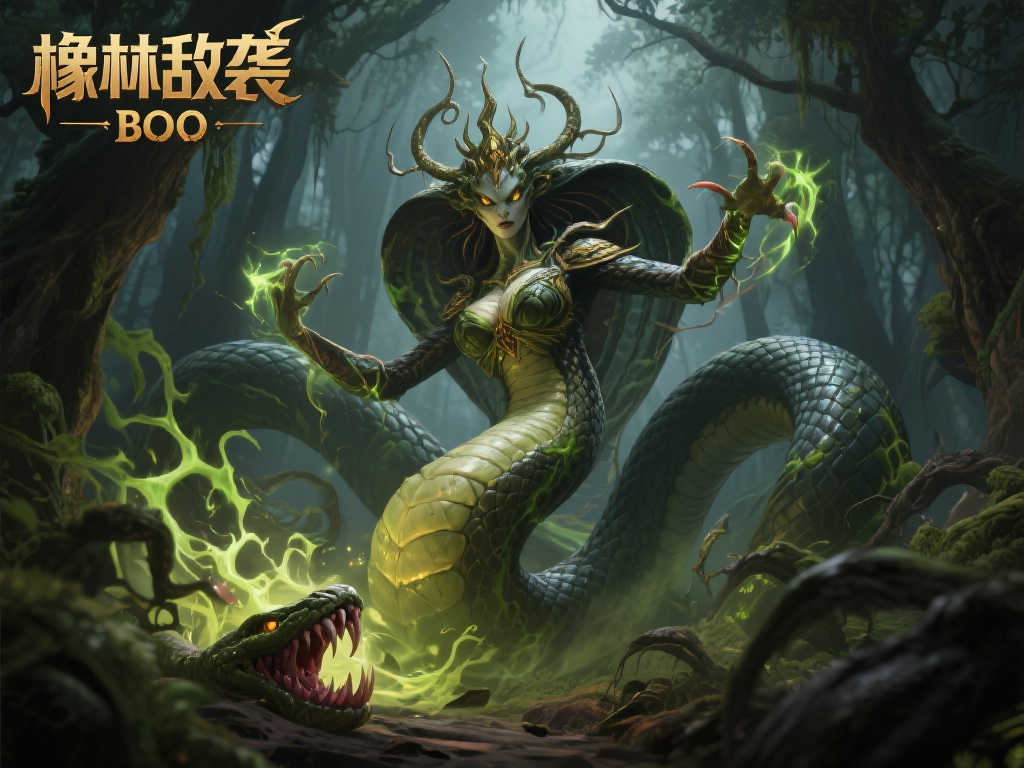 巨蛇女王降临！《夜族崛起》1.1版本「橡林之战」4月震撼开启